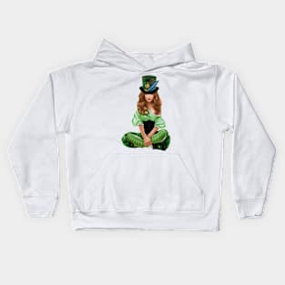 ST PATRICKS GIRL Kids Hoodie